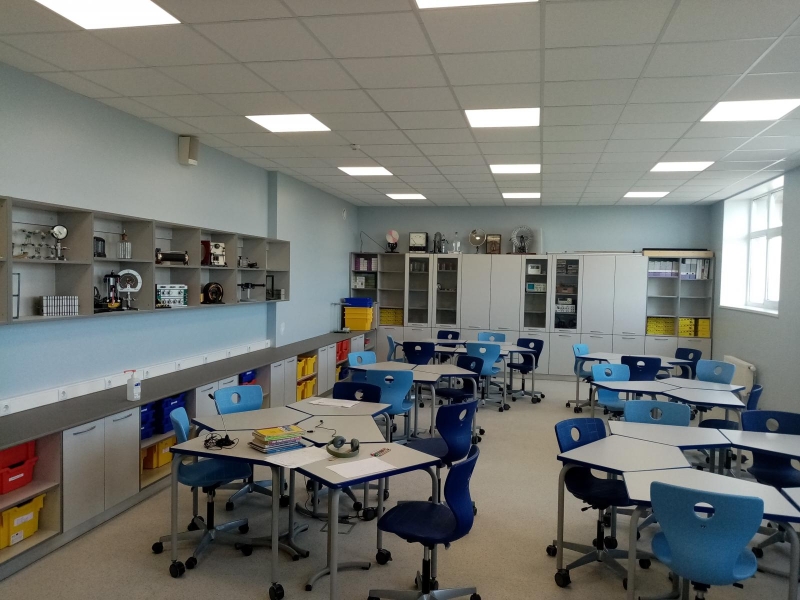 klases telpa Bauskas ģimnāzijā