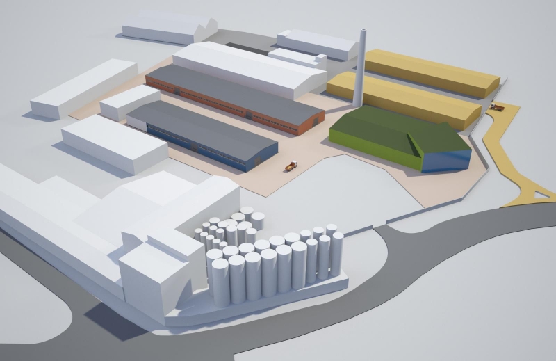 vizualizācija ražošanas telpai Liepājā