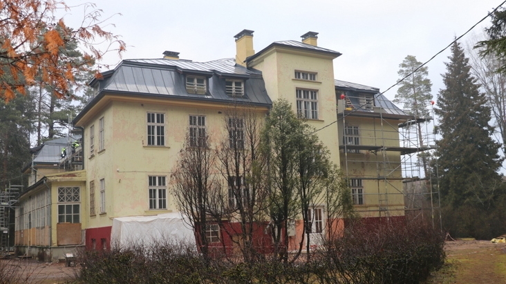 Noslēgumam tuvojas darbi bijušās sanatorijas 
