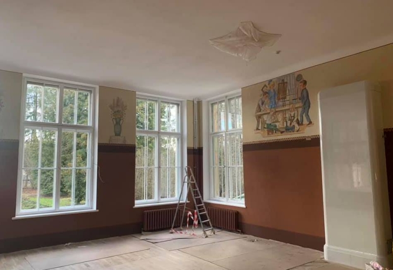 Noslēgumam tuvojas darbi bijušās sanatorijas 